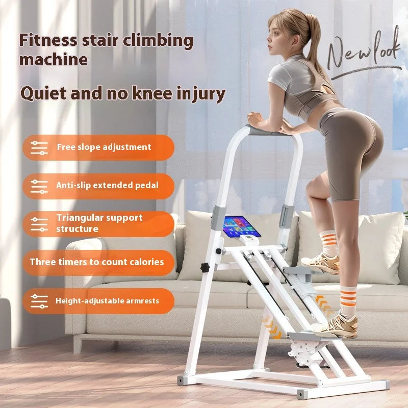 Stairs Climbing Machine Fitness Step Simulator Aerobic Stepper Treadmills for Exercise Legs Foot Exerciser Home Exercise Bikes