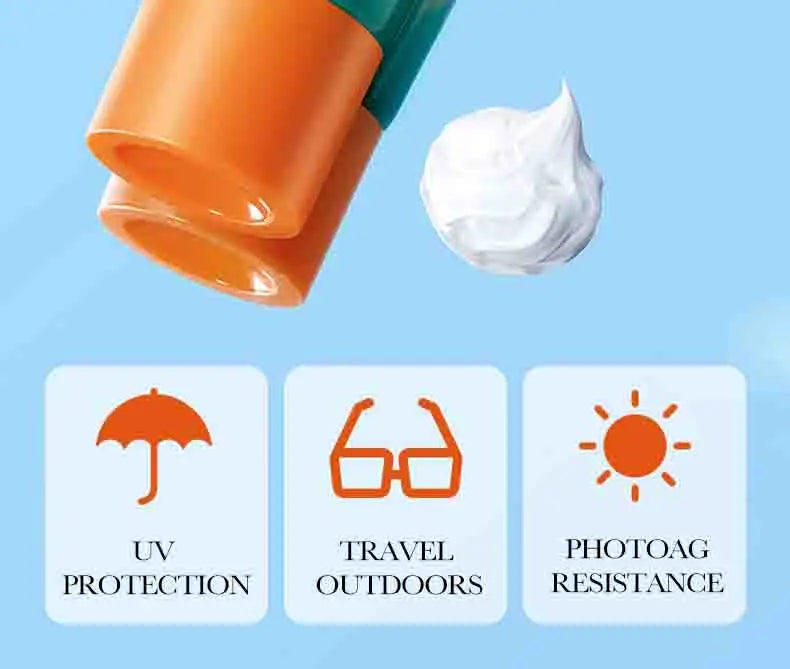 Spf 50+ Sunscreen For Face Protector Solar skincare Dual Tube Multi Effect Pa+++ Facial Sunscreen Solar Blocker