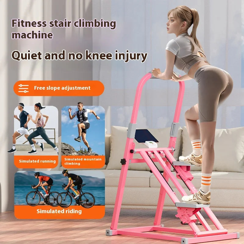 Stairs Climbing Machine Fitness Step Simulator Aerobic Stepper Treadmills for Exercise Legs Foot Exerciser Home Exercise Bikes